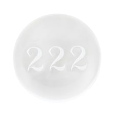 Something Different 222 Angel Number Crystal Ball - Clear - One Size
