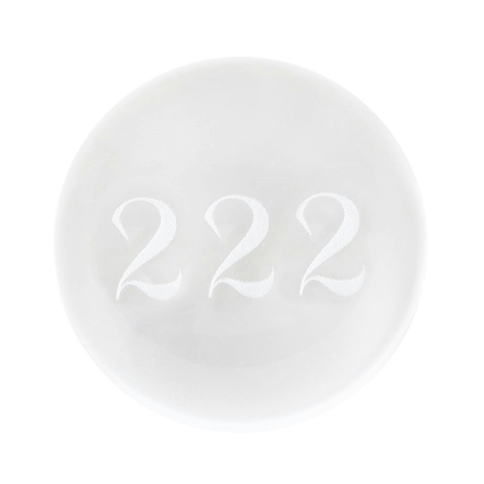 image 1 of Something Different 222 Angel Number Crystal Ball - Clear - One Size