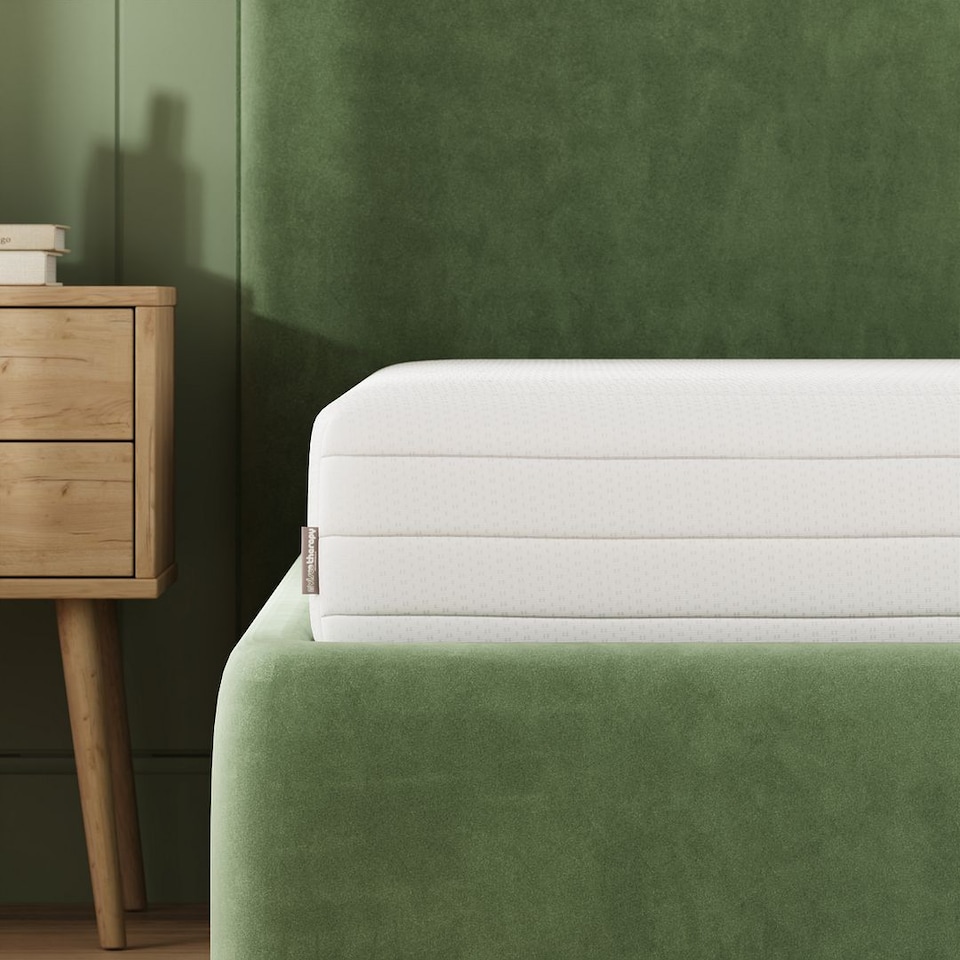 image 1 of Visco Therapy Thrive Kids Foam Mattress 10cm, Firm Support, Removable Washable Cover, Suitable for Trundle & Bunk Beds | White | White | Small Single | 1
