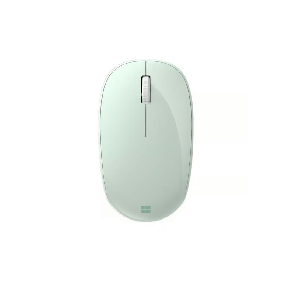 image 1 of Microsoft Bluetooth Optical Wireless Mouse 4-Button Scroll Wheel - RJN-0028 RJG-000-ERGO-MINT