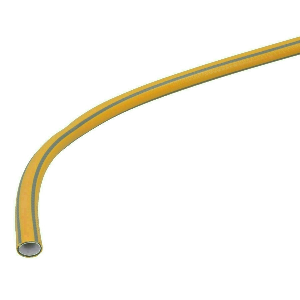image 1 of Hozelock Starter Garden Hose Pipe 12.5mm 15m Flexible PVC Watering Yard Yellow