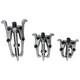 image 3 of 3 Leg Legged Gear Puller Bearing Removal Remover Pulley Puller Internal External