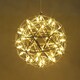 image 2 of CGC FAWKES Warm White 120 cm XXXL Large Gold Firework / Starburst LED Pendant Light Chandelier Gold