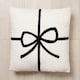 image 4 of BHS Christmas Present Bow Tufted Cushion, White | White | White | 1