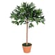 image 6 of Outsunny Artificial Olive Tree Plant In an Orange Pot 90 cm for Home