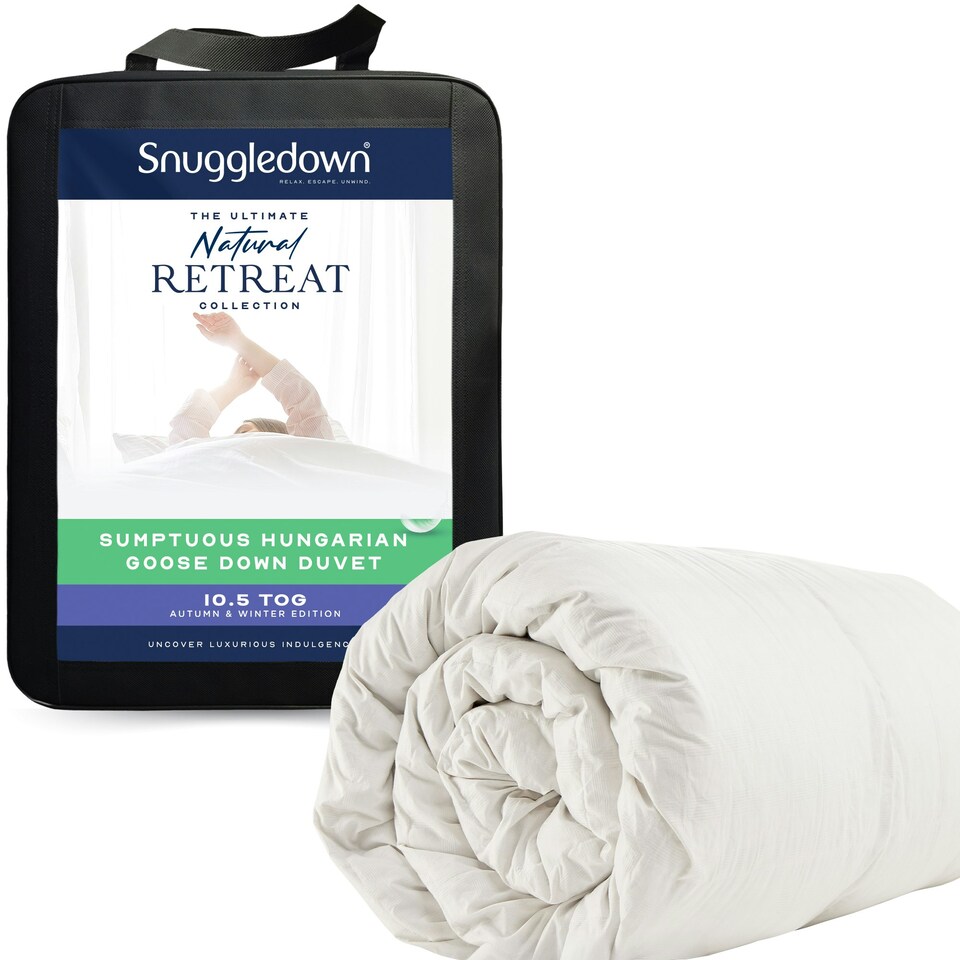 image 1 of Snuggledown Hungarian Goose Down Duvet, 10.5 Tog, Super King