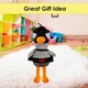 image 7 of Bat Goose Goose Duck Soft Toy Cute Plushie Huggable Cuddly 30cm Grey
