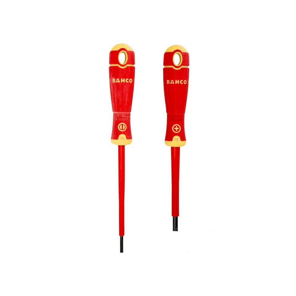 Bahco B220.002 Bahcofit Insulated Screwdriver Set, 2 Piece - Multi Colour - One Size