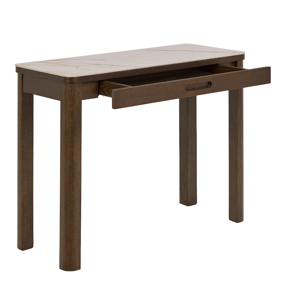 image 1 of Southampton Console Table 1 Drawer in Cream Ceramic