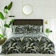 image 4 of Portfolio Home Olive Botanicals Floral Leaf Bedding Duvet Cover Set Green | Super King