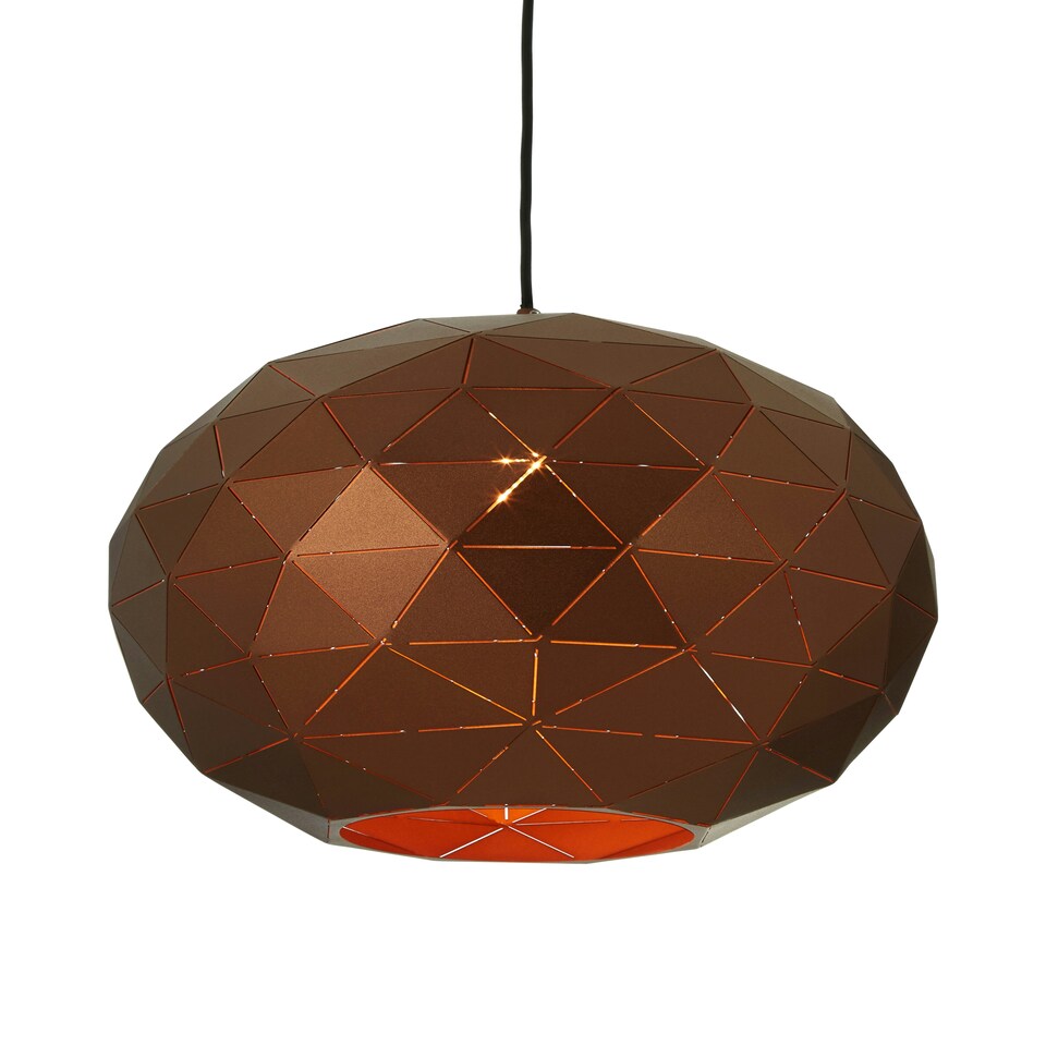 image 1 of Interiors by Premier Small Coffee Finish Pendant Light