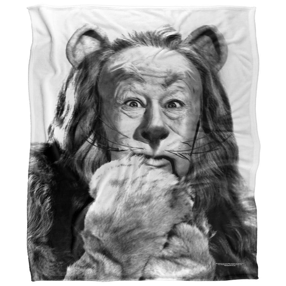image 1 of The Wizard Of Oz The Cowardly Lion Blanket - Multicoloured - One Size