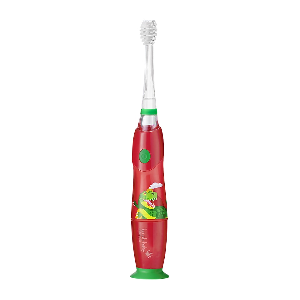 image 1 of Brush Baby Dinosaur KidzSonic Kids Electric Toothbrush