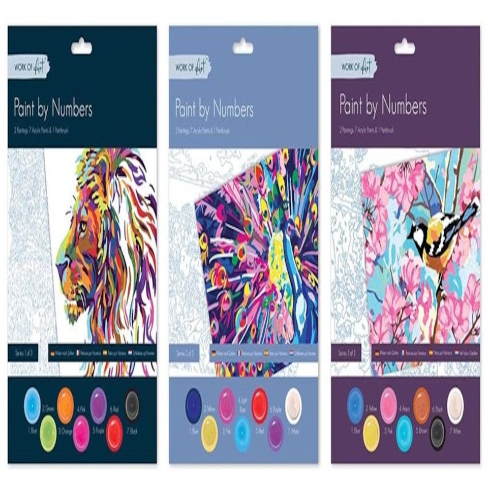 image 1 of Super Value Paint By Numbers Set Series 1 Of 3