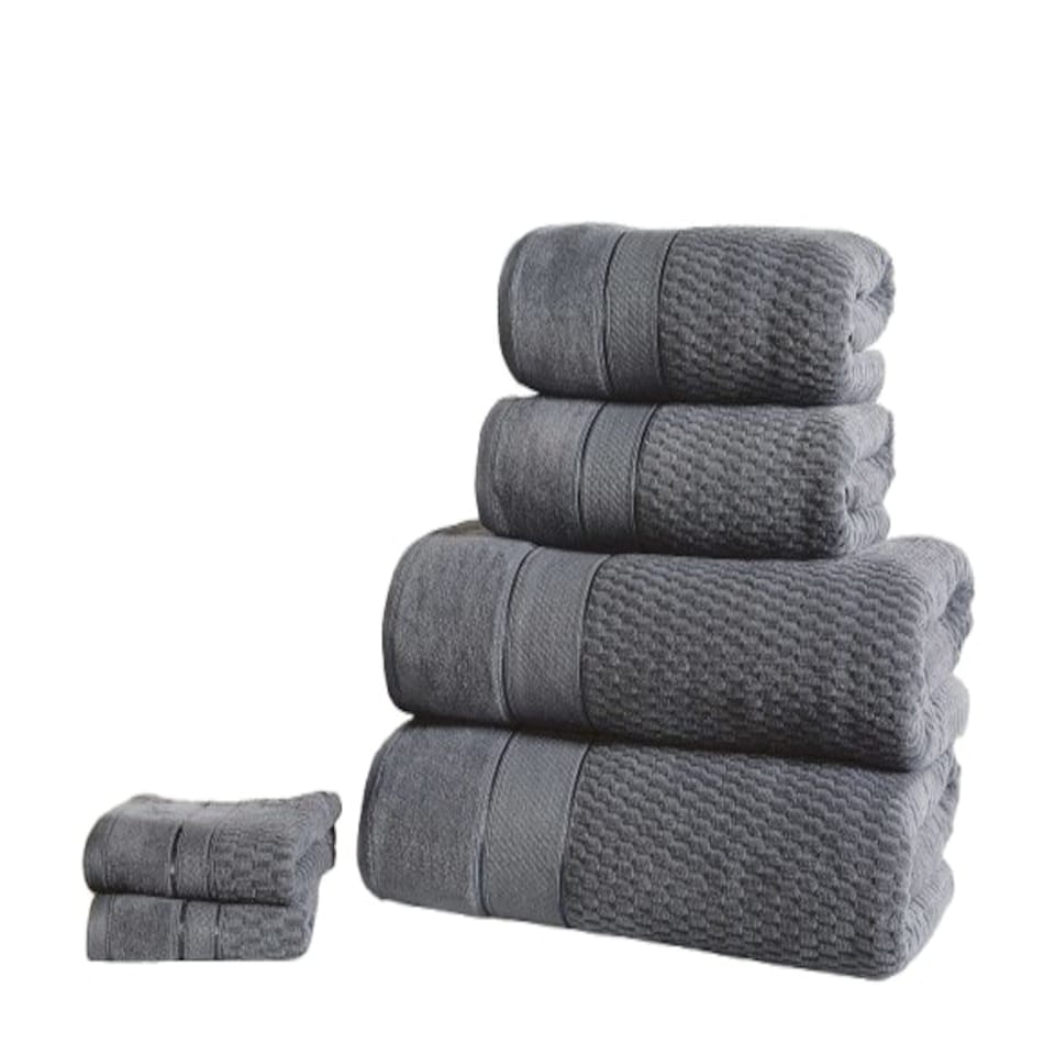image 1 of Royal Velvet Pure Cotton Bath Towels Super Soft and Absorbant Grey | Bath towel