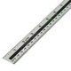 image 2 of 1m (40") Aluminium Ruler Imperial & Metric Conversion Table Straight Edge Rule