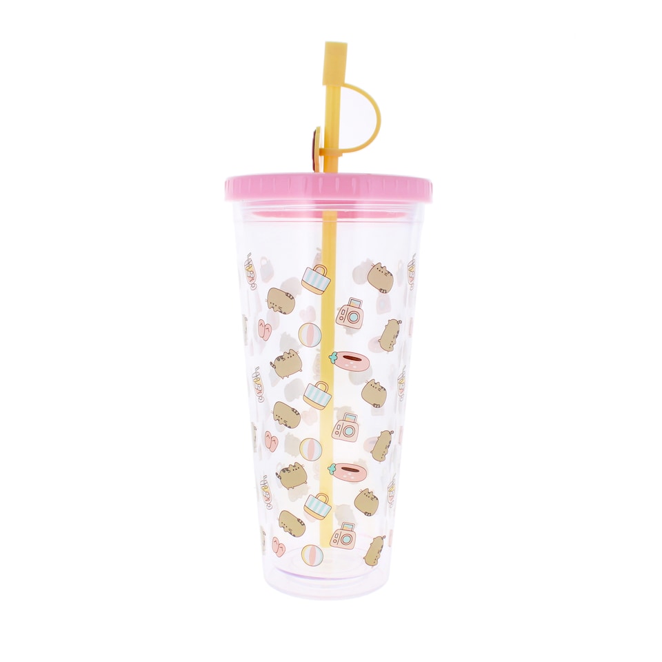 image 1 of Pusheen Beaker & Straw