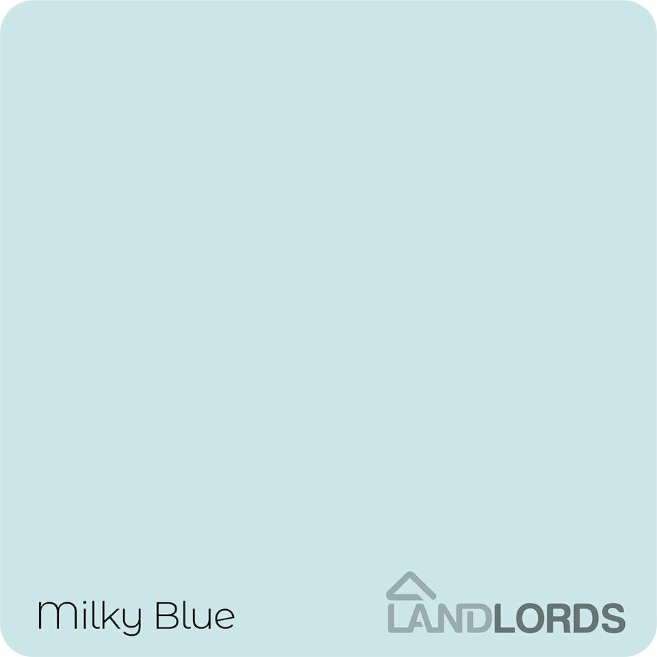 image 1 of Landlords Paint - Shed & Fence Paint - Best Durable Outdoor Wood Protection - Milky Blue - 2.5L