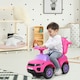 image 6 of COSTWAY 3 in 1 Ride on Push Car Stroller Sliding Walking Pink