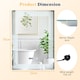 image 10 of COSTWAY Bathroom  Vanity Mirror Wall Mirror 3 Colors LED Lights
