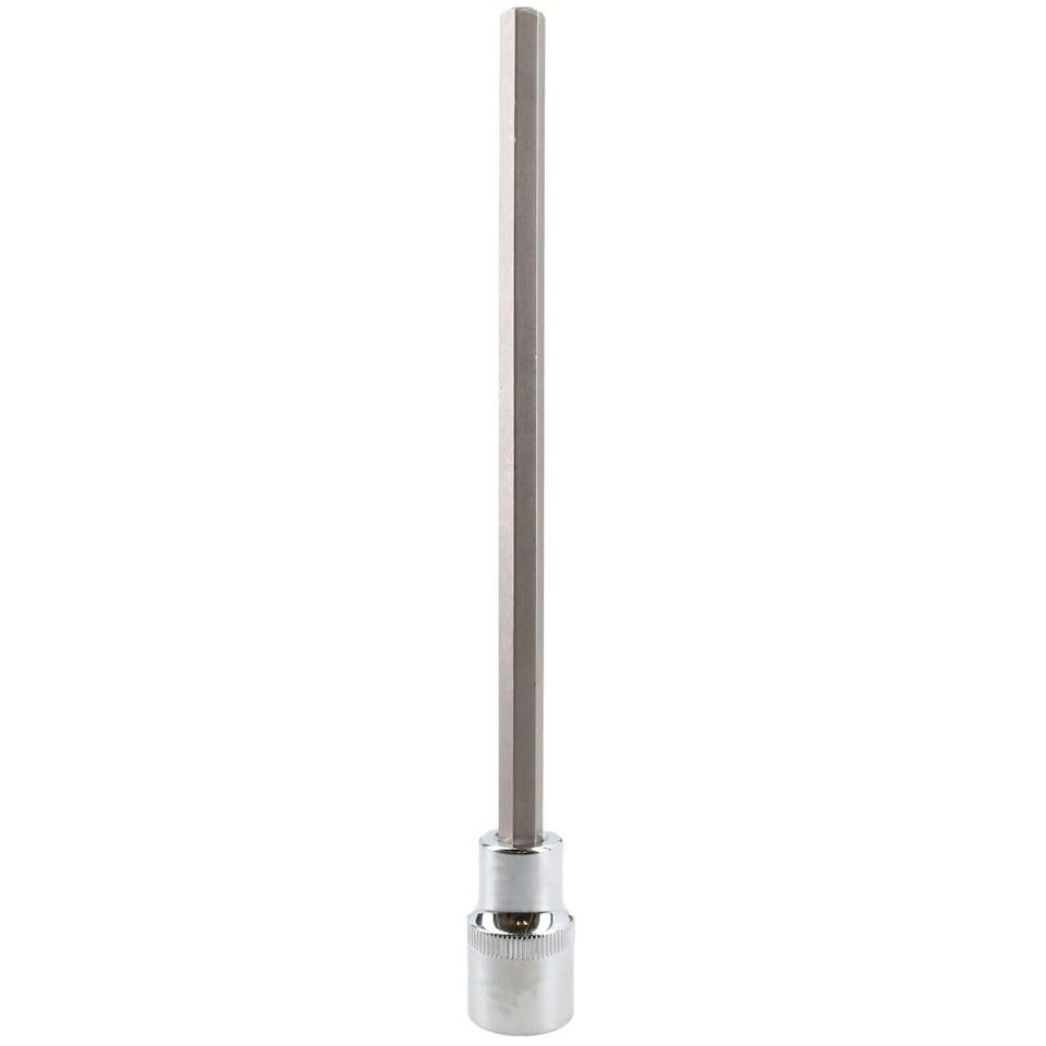 image 1 of 8mm Hex Allen Key Long Bit Internal Socket Metric 1/2" Drive 200mm Length Cr-V