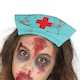 image 2 of Fiestas Guirca Girls Zombie Nurse Costume Set | Blue | Blue/White | 7-9 years | 1