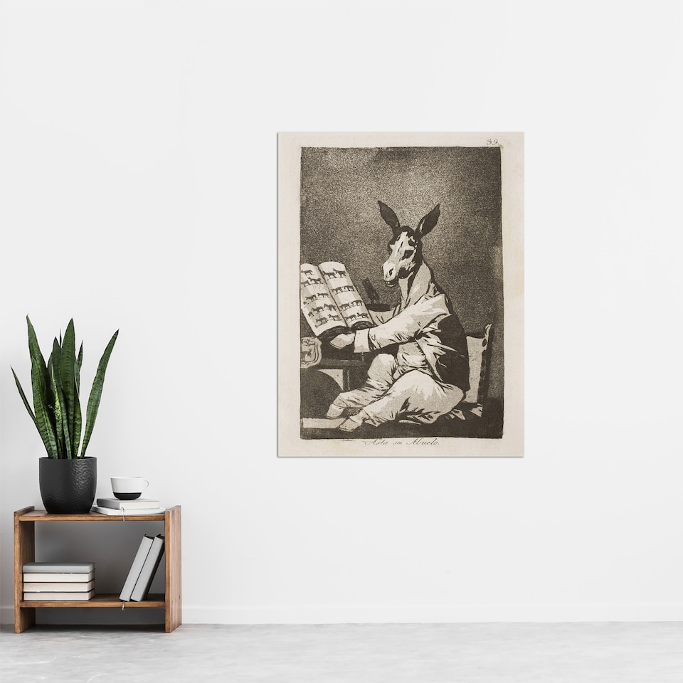 image 1 of And so was his grandfather Francisco Goya Huge Wall Art Poster Print 24X32"