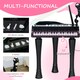 image 3 of AIYAPLAY 32 Keys Kids Piano Keyboard with Stool, Lights, Microphone, Multiple Sounds, Removable Legs, Electronic Musical Instrument for Boys Girls, Black