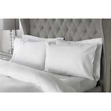 Belledorm Bamboo Fitted Sheet - White - 200cm x 200cm