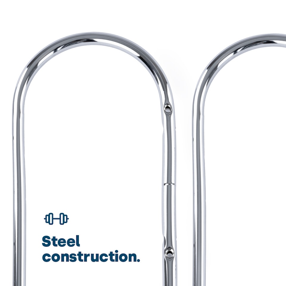 image 1 of Wall mounted Towel Holder Chrome