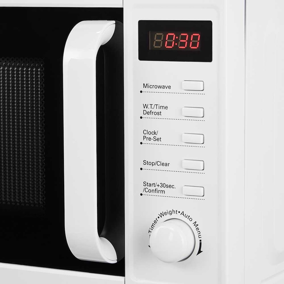 image 1 of Cookology 800W Microwave 20L Digital Freestanding - CFSDI20LWH White