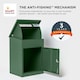 image 3 of SMART PARCEL BOX® Medium Front Access | Green | 1