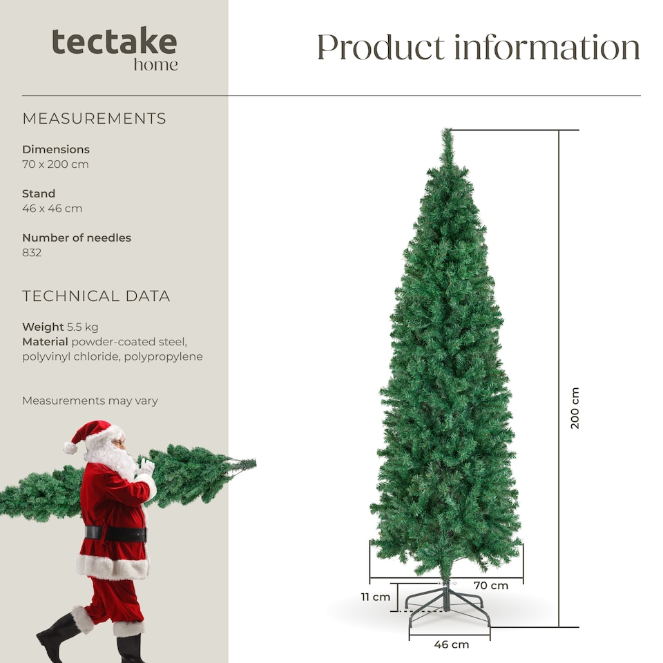 image 1 of Christmas Tree Comet - artificial Christmas tree in green with lifelike look | Green | green | 1