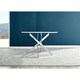 image 2 of Furniturebox Novara 120cm White High Gloss Table (Silver)