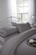 image 2 of Carlton Collection Duvet Set King Bed Silver