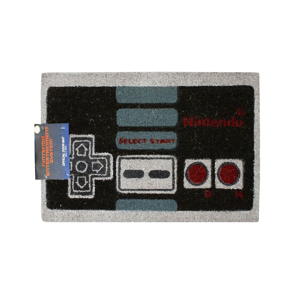 image 1 of Nintendo Classic NES Controller Outdoor Door Mat - Multicoloured - One Size