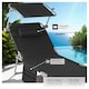 image 4 of Sun Lounger - foldable with sun canopy | Black | black | 1