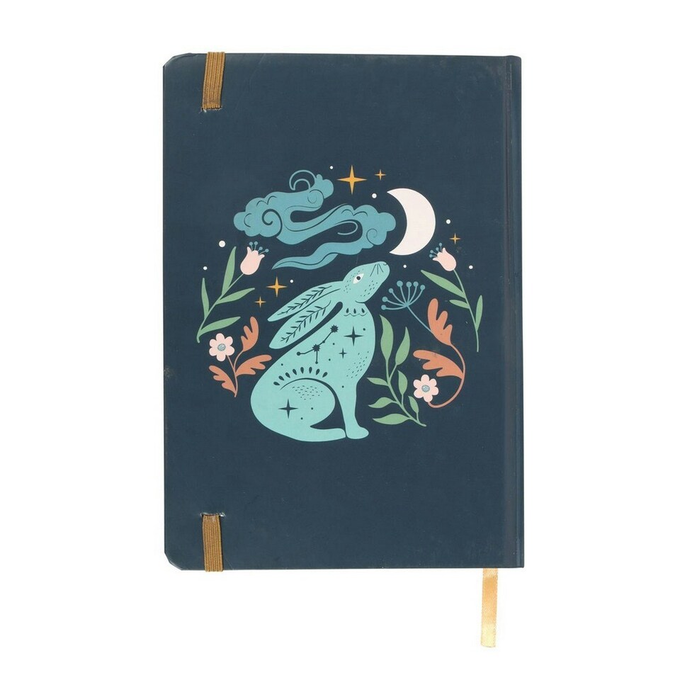 image 1 of Something Different Midnight Hare A5 Notebook - Blue/White - One Size
