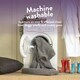 image 5 of Paws for Slumber Sherpa Pet Bed Cover, Light Grey, Small
