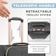 image 6 of Gino Ferrari Biella Small Carry-On Travel Suitcase 4 Wheel - Black