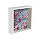 image 1 of Nicola Spring 3D Deep Box Photo Frame - 8 x 8" - White