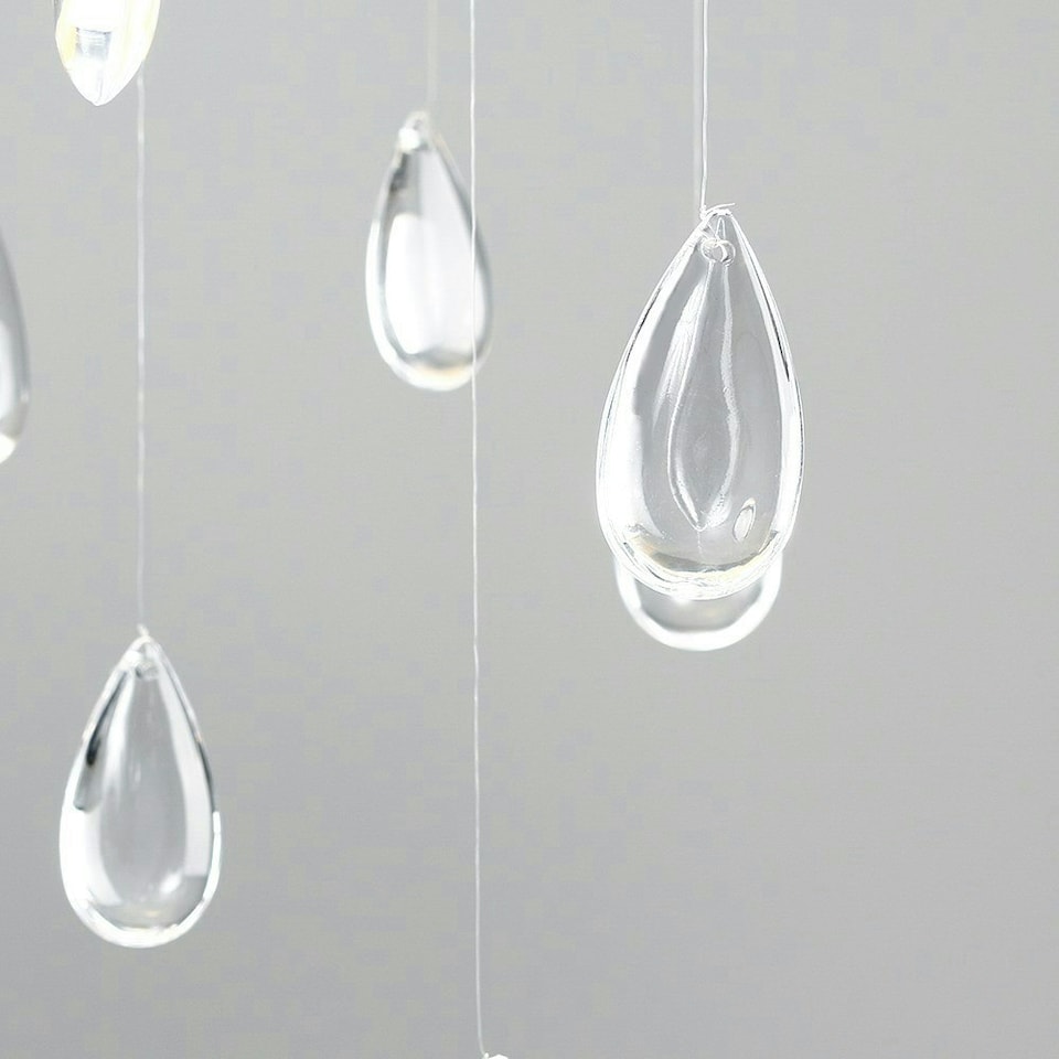 image 1 of ValueLights White Ceiling Pendant Shade and B22 GLS LED 6W Warm White 3000K Bulb