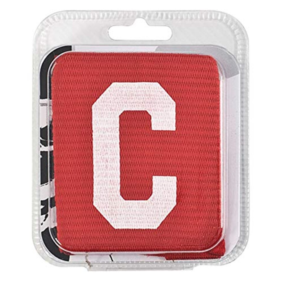 image 1 of Precision Unisex-Youth Big C Captains Armband, Black-White, Junior