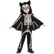 image 1 of Bristol Novelty Childrens/Kids Skeleton Bat Costume - Black/White - 4 Years 4