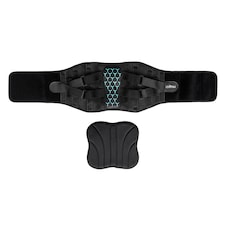 Centra Back Support Belt Lower Back Pain Relief Breathable 3D Lumbar 7 Stays | Black | L