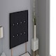 image 1 of Black Plush Velvet Cube Headboard Black | 2FT6 Small Single 20"inch Headboard
