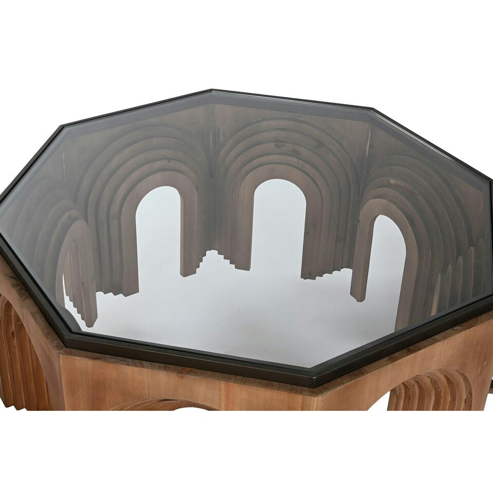 image 1 of Centre Table Home ESPRIT Crystal Fir wood 99 x 99 x 46 cm N/A