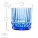 image 3 of Bormioli Rocco America '20s Water Glasses - 300ml - Sapphire Blue - Pack of 6 | Blue | Sapphire Blue