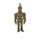 image 4 of 2.5" Wooden Manikin Keyring - Movable Wood Limbs