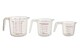 image 2 of Interiors By Premier Precisely Measured Set of Three Clear Plastic Measuring Jugs, Durable Measuring Jugs, Functional Jug | Clear | One Size